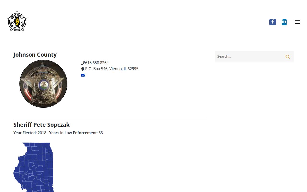 Johnson County Sheriff contact for released-inmate host routing